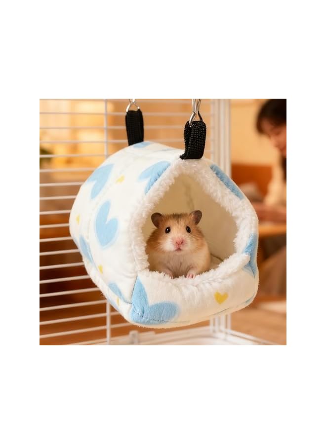 Hamster Hammock,Sugar Glider Nest,Small Animal Bed - for Sugar Glider Ferret Hamster Cage Sleeping Resting Climbing Winter - Image 3
